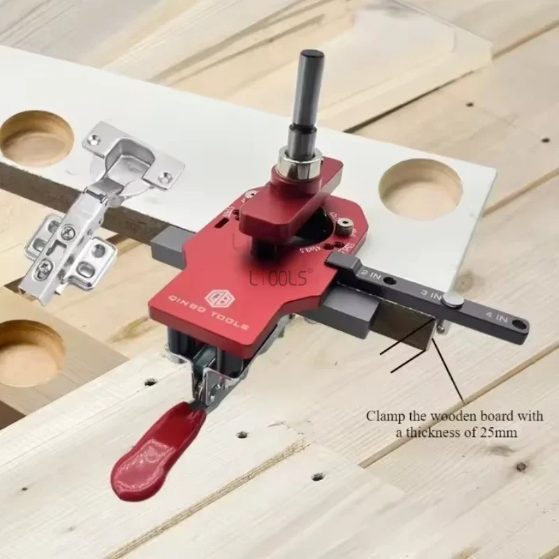 ไม้ 35 มม.บานพับเปิดประตูตู้แผงบานพับเจาะ Locator บานพับเจาะติดตั้งเสริมเครื่องมือ