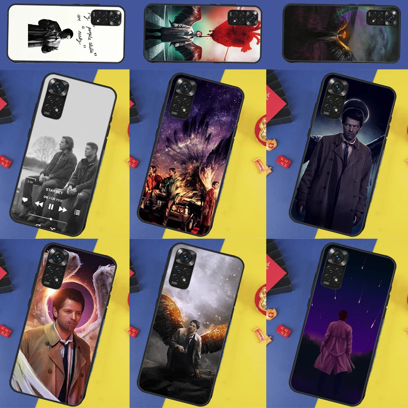 Angel Castiel Supernatural Case For Xiaomi Redmi Note 14 Pro 9 10 11 12 13 9S 10S 11S 12S Redmi 14C 10C 12C 13C Cover