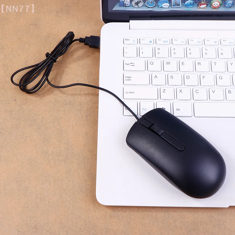 1 Pc NEW FOR MS116 Reliable Optical Wired USB Mouse Ergonomic Slim Mouse Commercial Laptop Office Wired Mouse