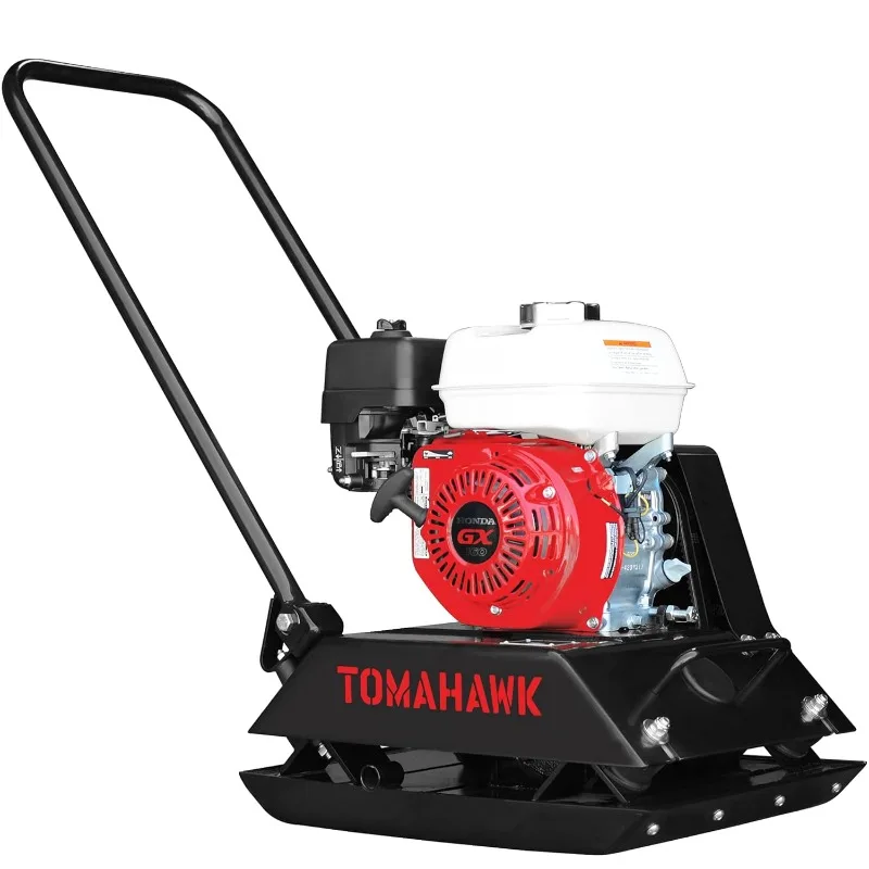 

5.5 HP Honda Vibratory Plate Compactor Tamper for Ground, Gravel, Dirt, Asphalt, Compaction GX160 Engine US(Origin)