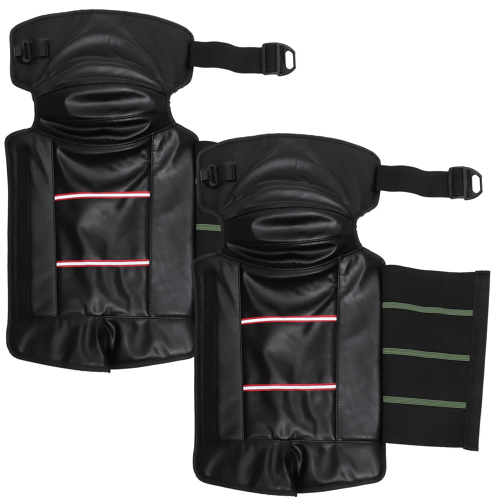 

2 шт. наколенники, термогрелки, полоски ночного видимости, водонепроницаемые ветрозащитные зимние защитные ограждения для верховой езды