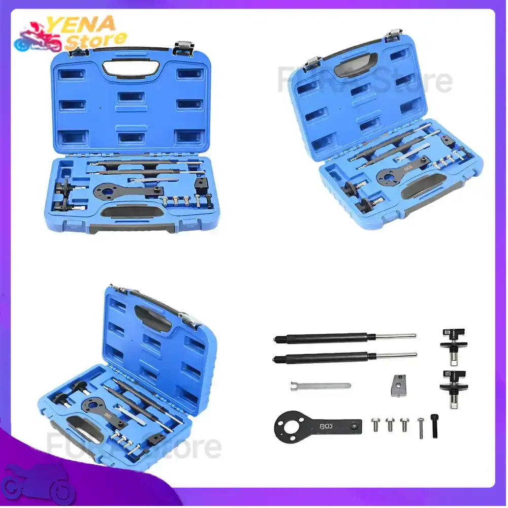 

Комплект инструментов для регулировки ГРМ (распредвала, зажимов, натяжителя ремня) для двигателей Alfa Romeo, Fiat, Lancia 1.2L, 1.4L