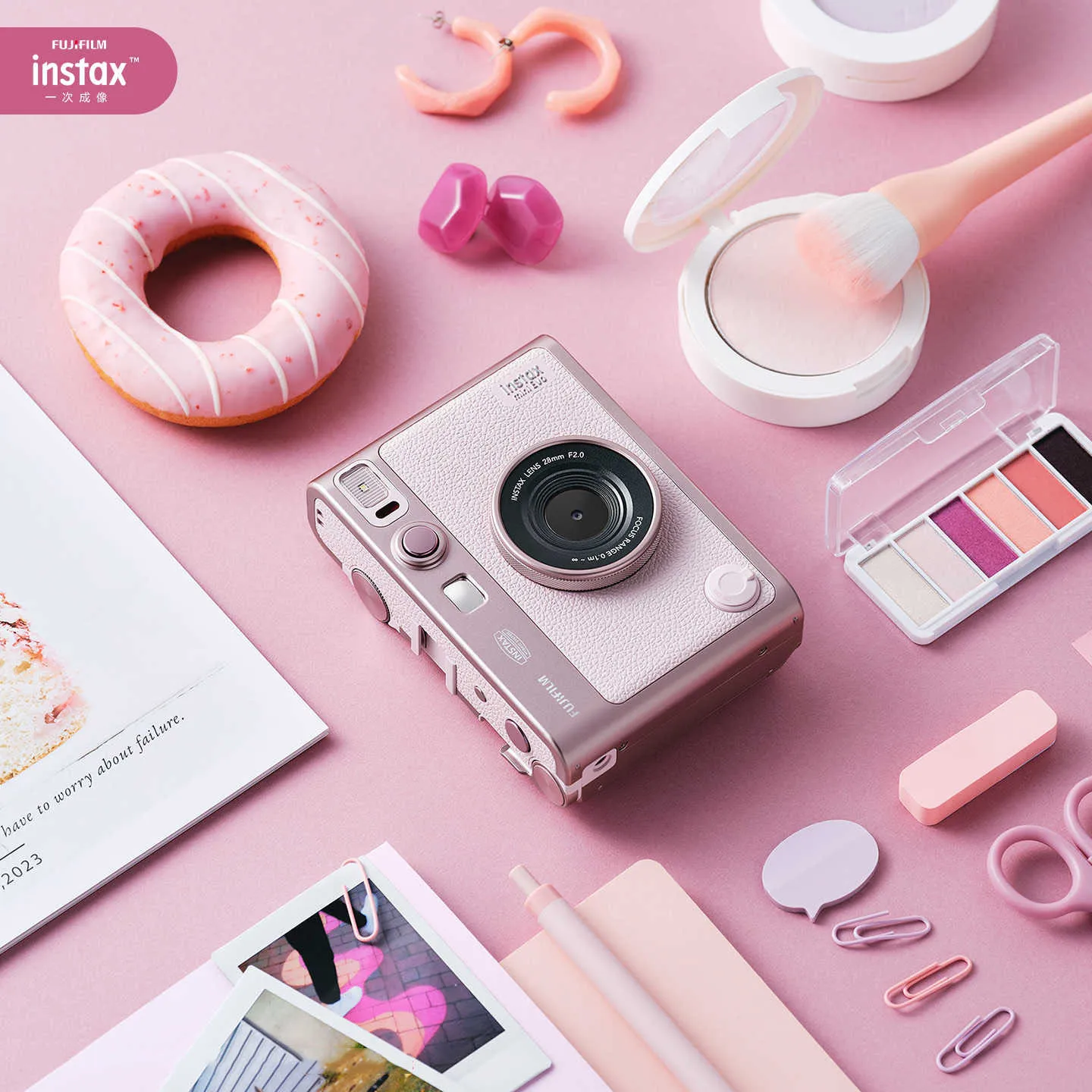 

Fujifilm Mini EVO Camera Young People's Photography Cameras Retro Camera (Optional Instax Vertical Case+ Protector +20/40 Film)
