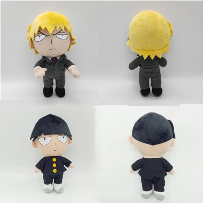 

Mob Psycho 100 Shigeo Kageyama Arataka Reigen плюшевая кукла в подарок 27 см