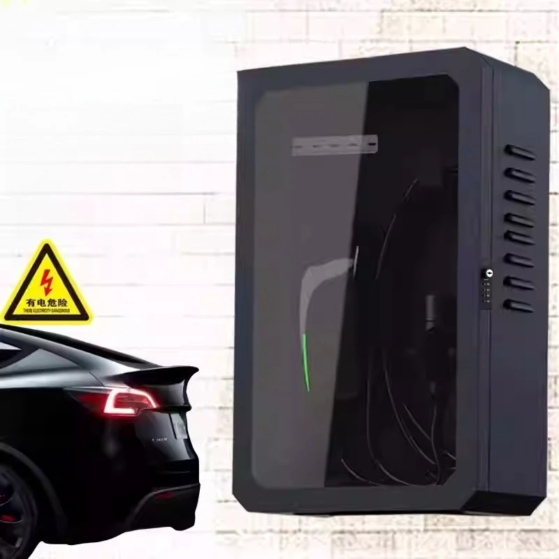 

Защитный бокс для зарядного устройства электромобиля, 70x50x25 см, настенный, уличный, водонепроницаемый, с защитой от кражи, для зарядки электромобилей, с кодовым замком