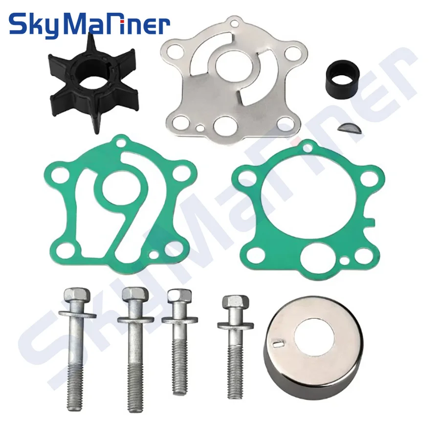 Water Pump Impeller Repair Kit 663-W0078 For Yamaha Boat Engine 55HP 663-W0078-A0-00 Sierra 18-3425 663-W0078-00 663-W0078-01