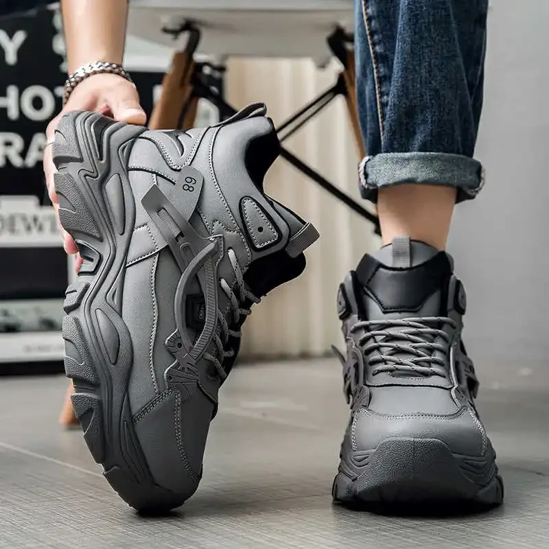 

Черно-белые кроссовки со шнуровкой на высокой подошве, вулканизированные оранжевые баскетбольные кроссовки для мужчин, летние туфли для гольфа, спортивные кроссовки Hypebeast Deadlift