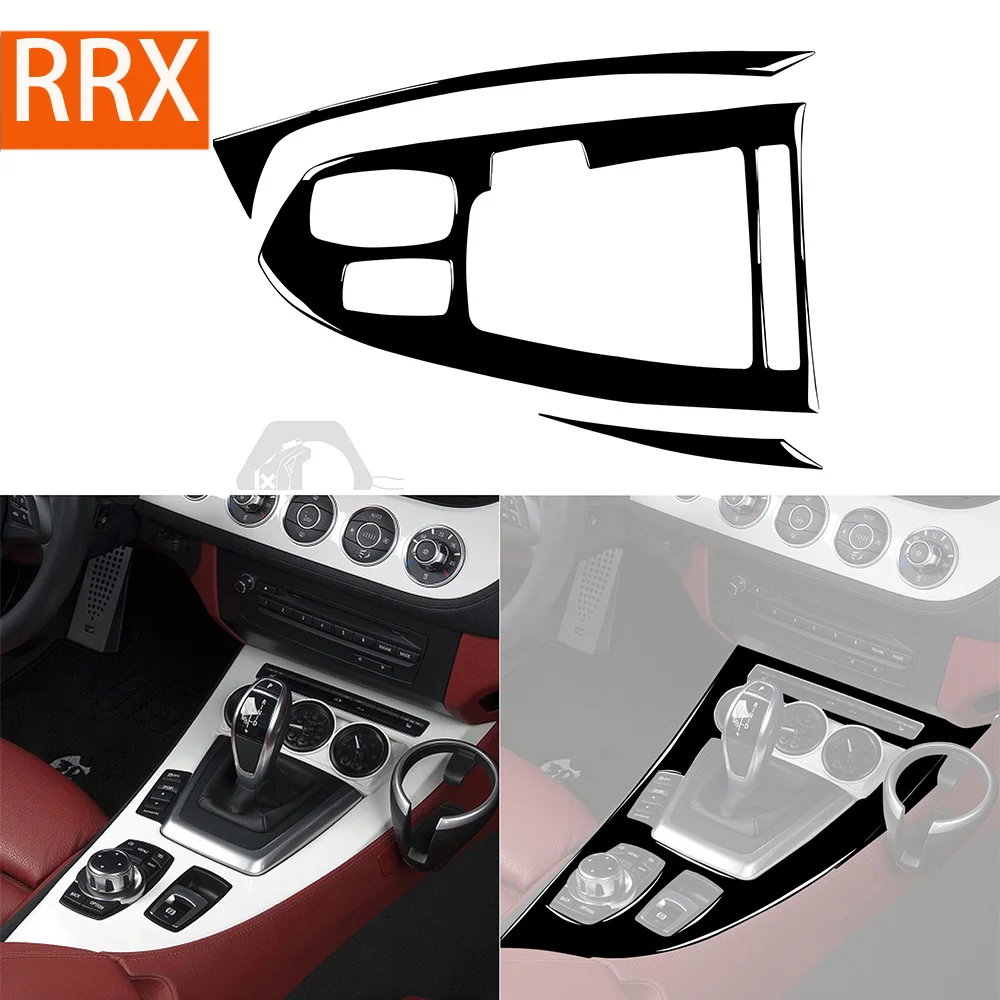 

For BMW Z4 E89 2009 2010 2011 2012 2013 2014 2015 2016 Auto Gear Shift Panel Cover Piano Black Stickers Car Interior Accessories