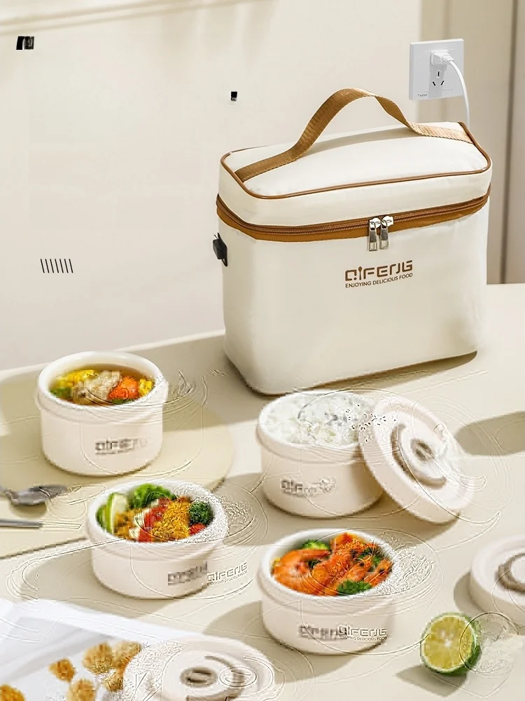

Long-Lasting Insulated Cerc Rice Box 24 Hours Heating Microwave Se Large Capaci Lunch Box for Office Workers