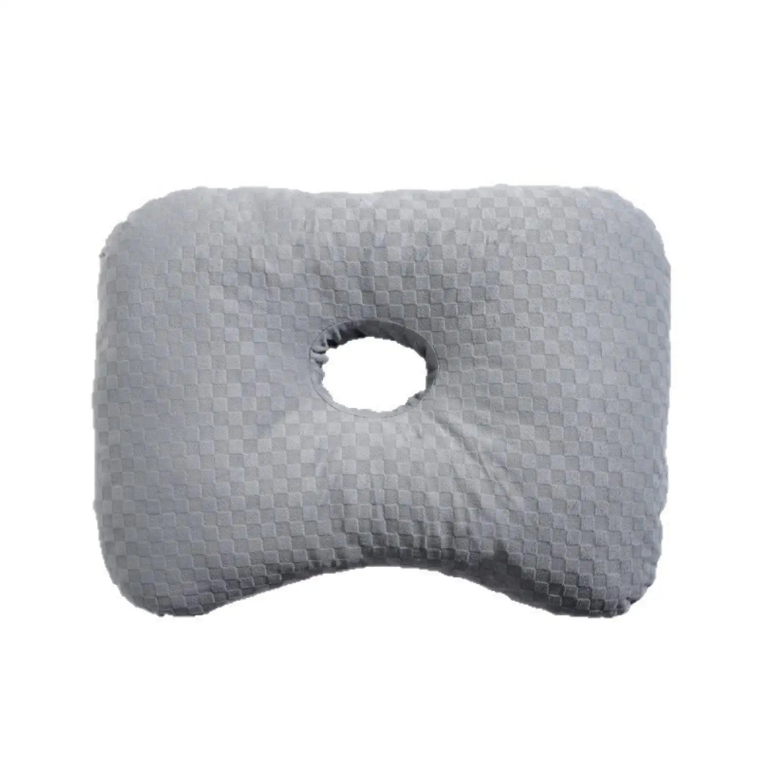 Ear Cushion Pillow for Sleeping Hollow Design Cotton Polyester Supportive Contoured Bed Rest for Piercing Care
