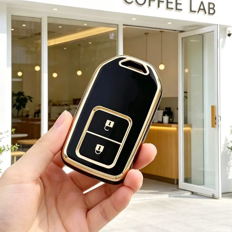TPU Car Key Cover for Honda Fit Lucky Vezel City Civic Jazz BRV BR-V HRV Shuttle Gp8 19CRV Jade Freed Odyssey 2017 Shell Fob