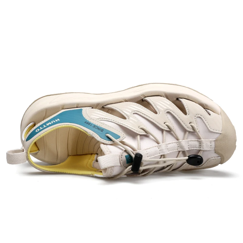 HUMTTO Sandals for Women 2022 Breathable Beach Water Shoes Woman Platform Luxury Designer Summer Womens Quick Dry Flat Sneakers