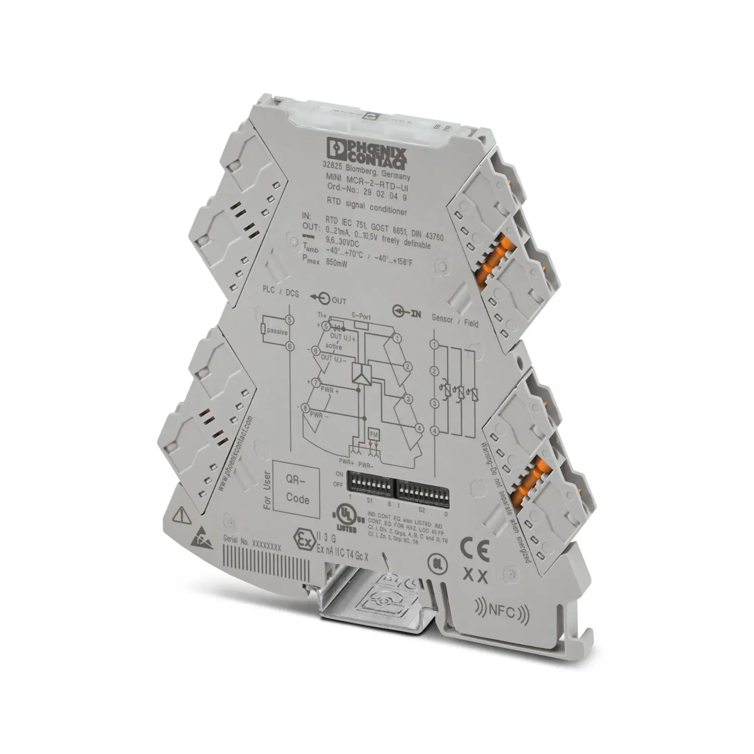 2902049 MINI MCR-2-RTD-UI Temperature measuring transducer