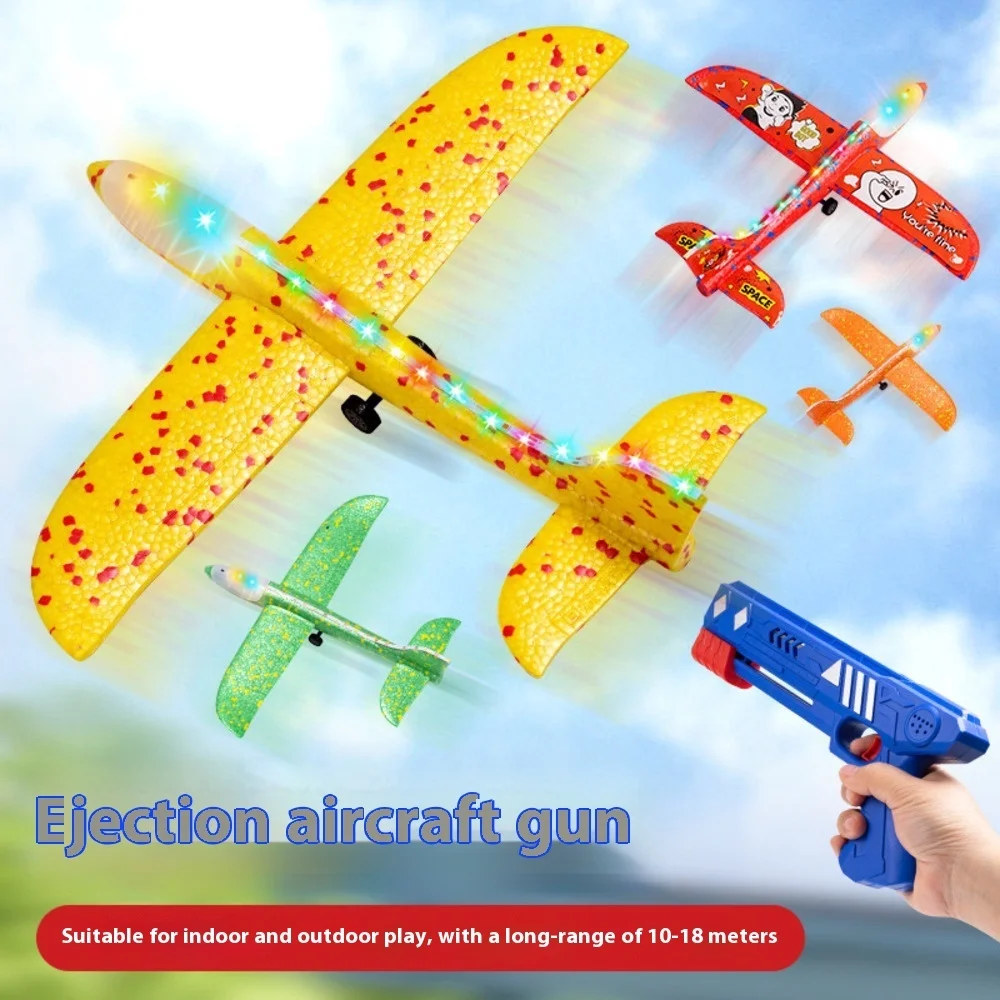 لعبة قاذفة طائرة منجنيق إسفنجية، لعبة طيران يدوية للأطفال، لعبة طيران ممتعة للرياضات الخارجية للأولاد والبنات #3