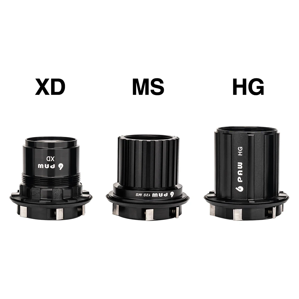 ZTTO MTB E-Bike Freehub 6 Pawls System P3 DR390 العجلات XD HG MS Hub الجسم سائق استبدال 135 QR 142 من خلال محامل قبعات المحور