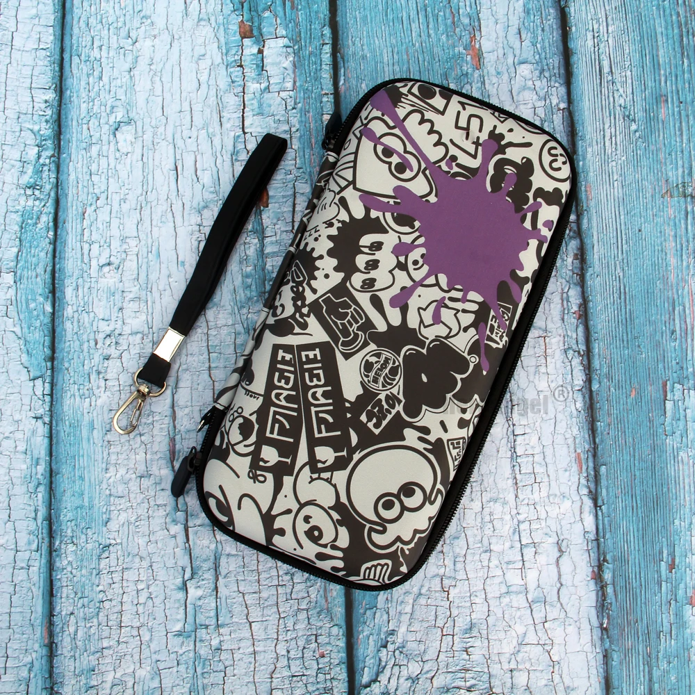 สำหรับ Nintendo สวิทช์/สวิทช์ OLED คอนโซลกระเป๋ากันน้ำกรณี Switch SPLATOON 3ช่องใส่การ์ด10ช่อง