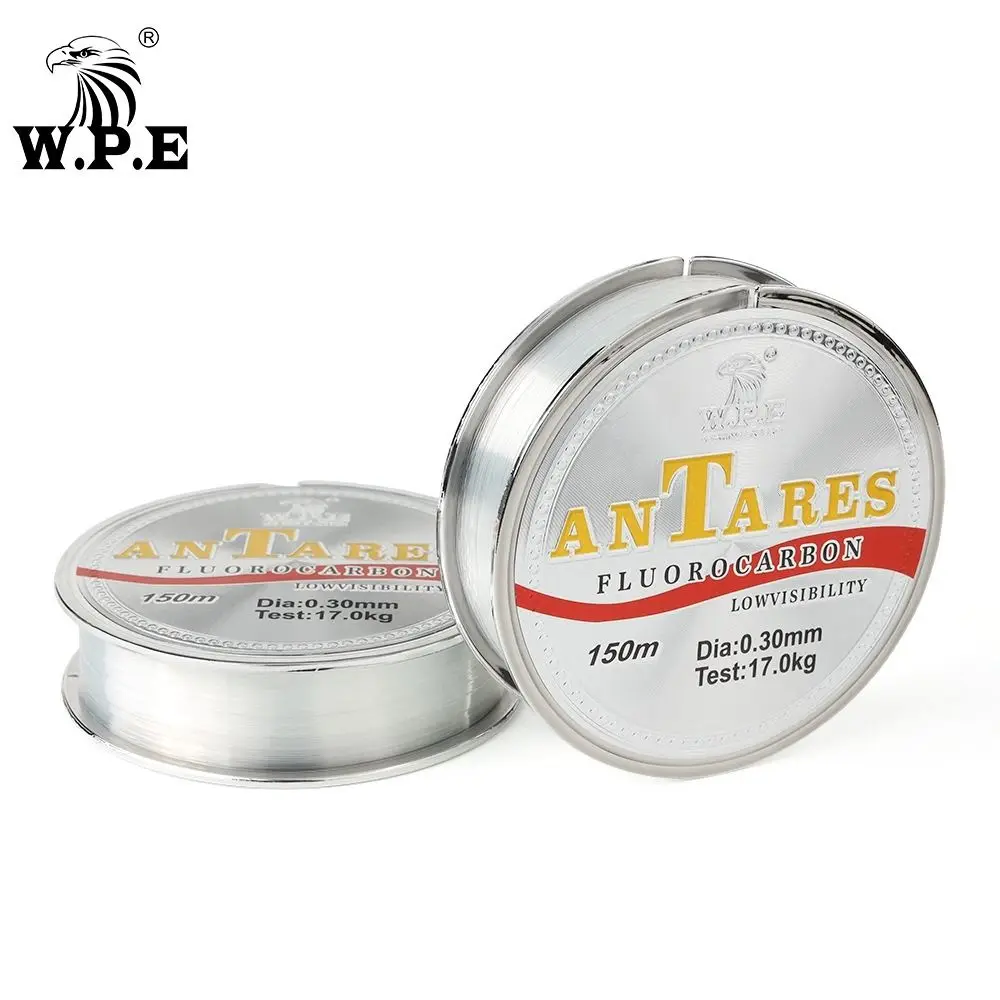 150M clear Carbon Angling Monofilament Invisible Wire Elastic Thread Spool Fluorocarbon coating Polyester Bait Fishing Line
