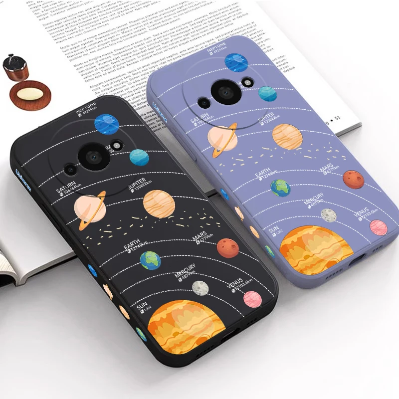 A 3 Fantasy Planet Silicone Phone Case For Xiaomi Redmi 8 9 10 A1 A1Plus A3 9T 9C 9A 10C 10A 12 12C 13C Turbo3 Cover