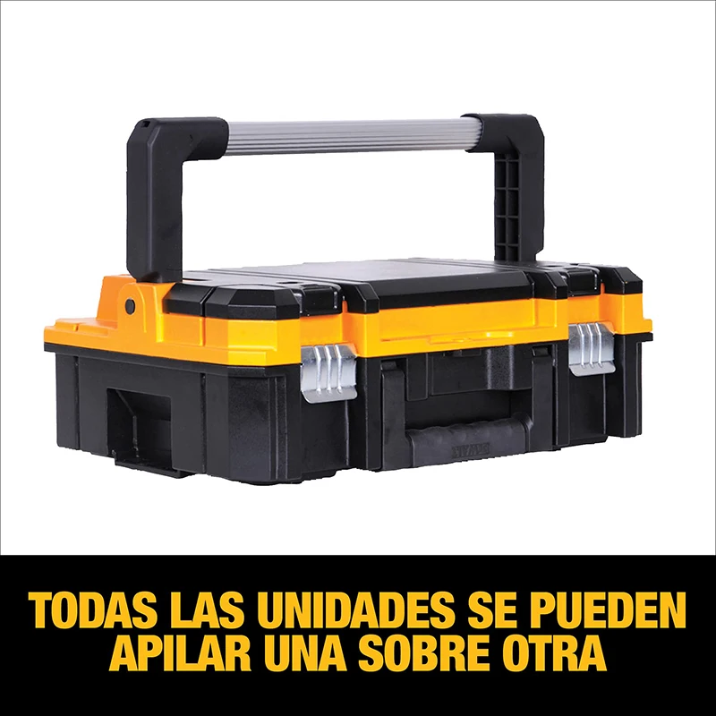 DEWALT DWST83344-1 TSTAK Tool Storage Organizer Long Handle Multifunctional Storage Box Double Layer Portable Plastic Tool Case