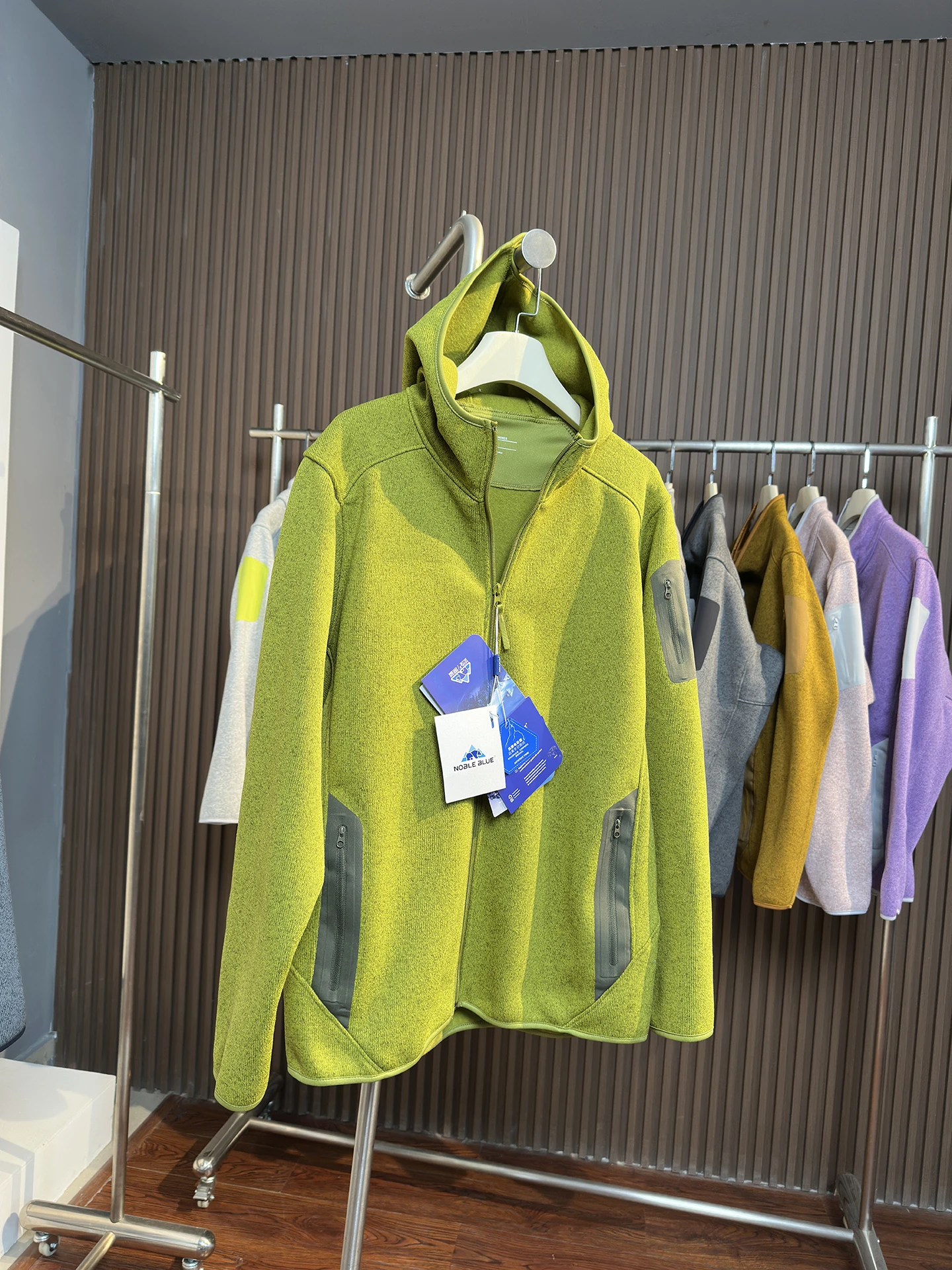 

Мужская и женская осенне-зимняя уличная вязаная кофта на молнии с капюшоном и флисовой подкладкой, повседневная верхняя одежда, приталенный крой