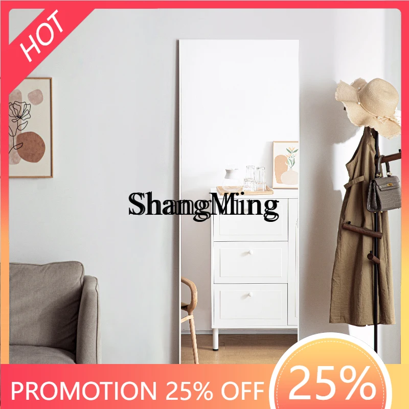 FG  full body full-length mirror magnetic suction household pet girl floor-to-ceiling non-glass movable fitting yoga mirror