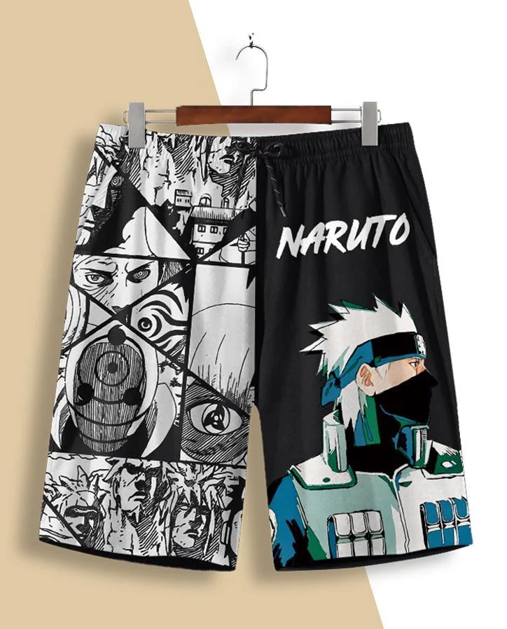 Naruto Kiki Kakashi Shorts (Male) Summer Breathable Quick-drying Five Cent Pants Can Be Worn Over Beach Pants in The Water - view 6