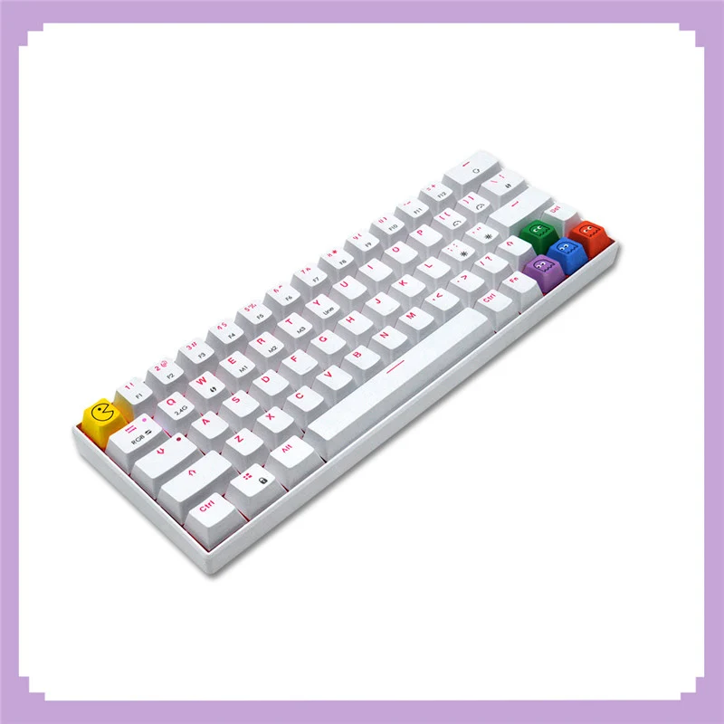 Teclas personalizadas PBT Dye-Subbed, 5 piezas, OEM Cherry Profile Arrow ECS, teclas para juegos, Teclado mecánico Cherry Mx Switch