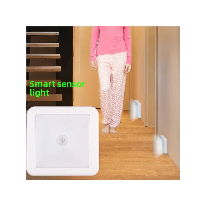 Intelligent Light Control Human Body Induction Led Night Light, Desk Bedside Light Spot Warm White
