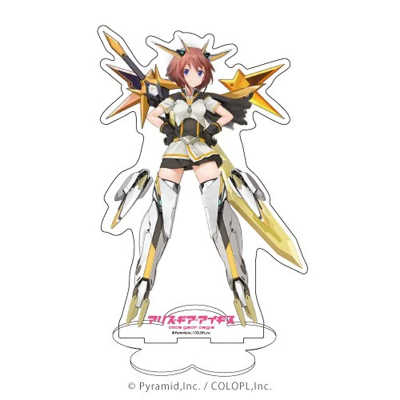 Popular Anime Alice Gear Aegis Acrylic Stand Cute  Accessories Children Holiday Fans Gift