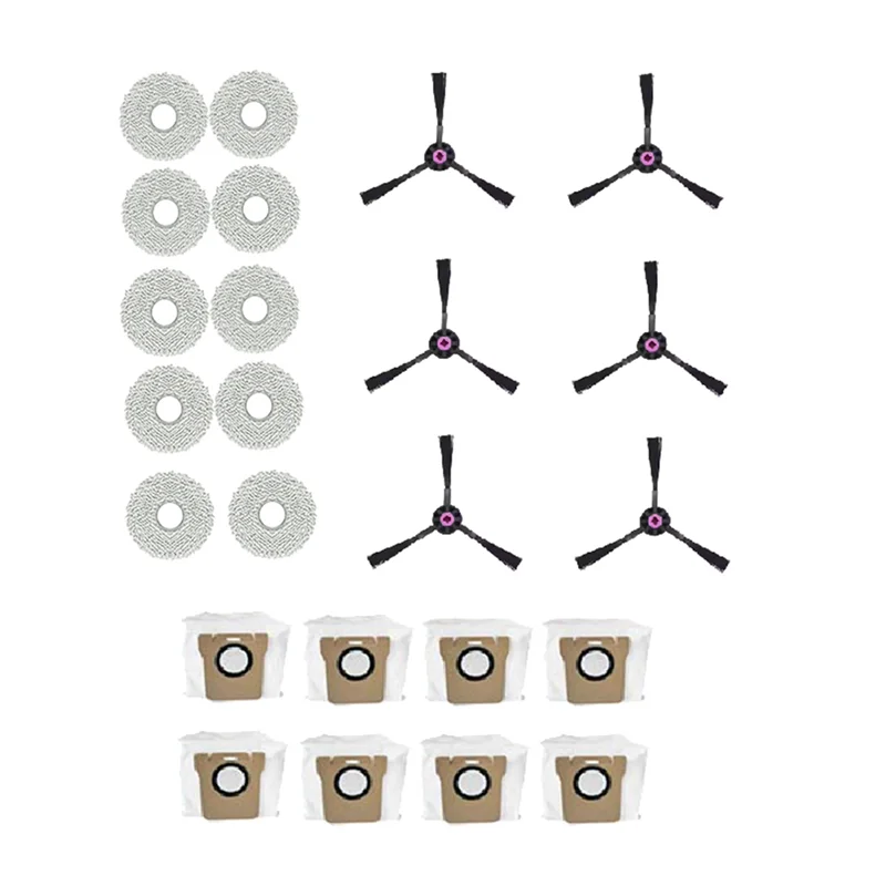 ABVI-для Jonr P20 Pro, аксессуары для пылесоса, боковая щетка, тряпка, мешок для пыли, сверхпрочные аксессуары, долговечные запасные аксессуары