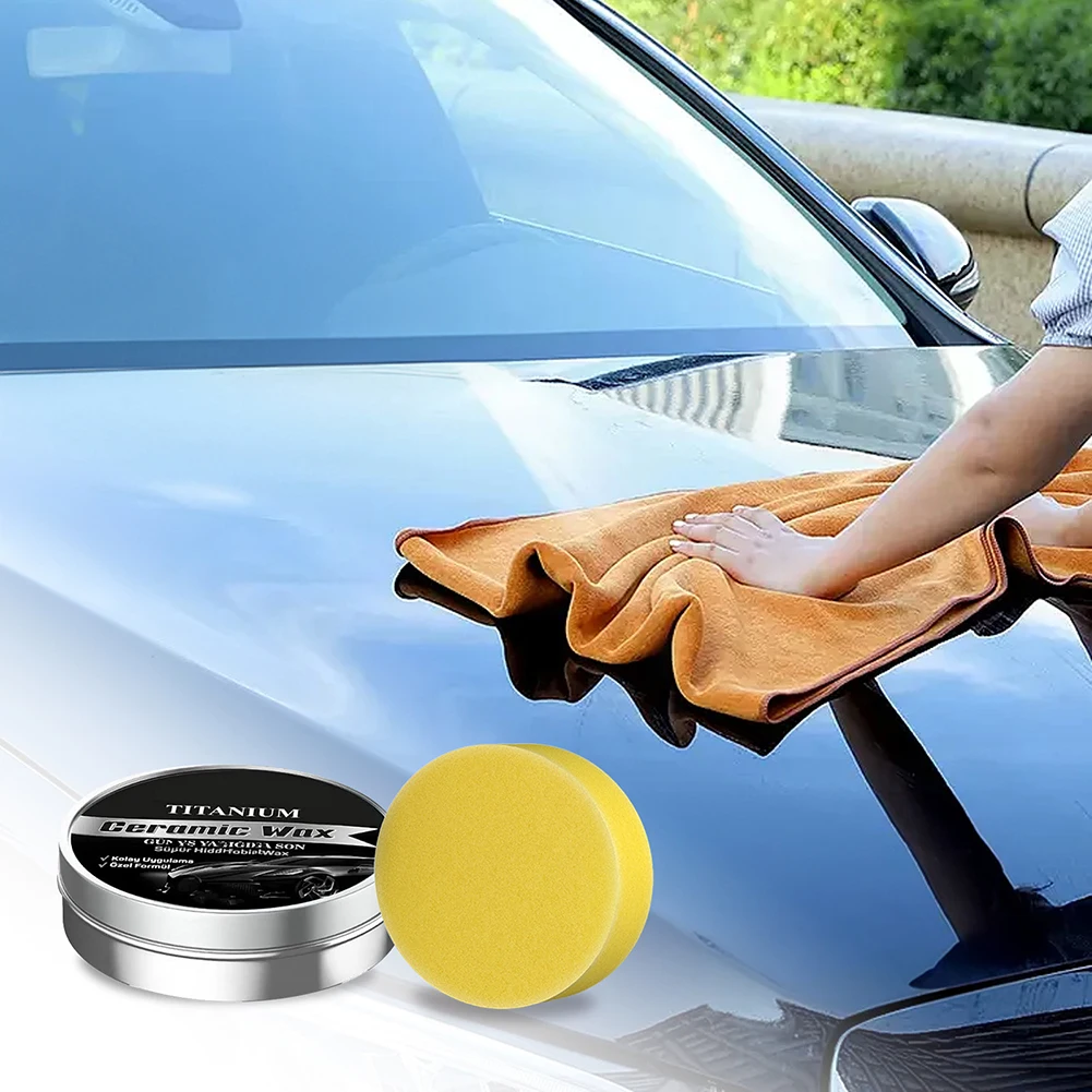 100 กรัม เซรามิก แวกซ์ ครีมเคล - Car Wax Ceramic Coating บทวิจารณ์และราคา