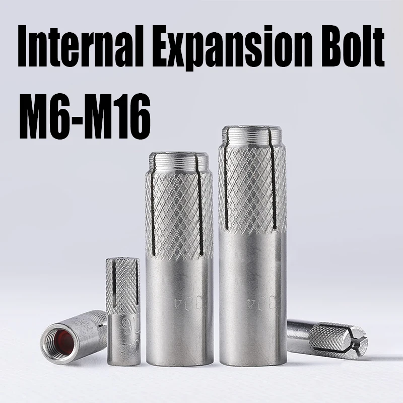 1PCS M6 M8 M10 M12 M16 304 Edelstahl Interne Expansion Bolzen Expansion Schraube Top Burst Strahlen Gecko Flache burst Schraube