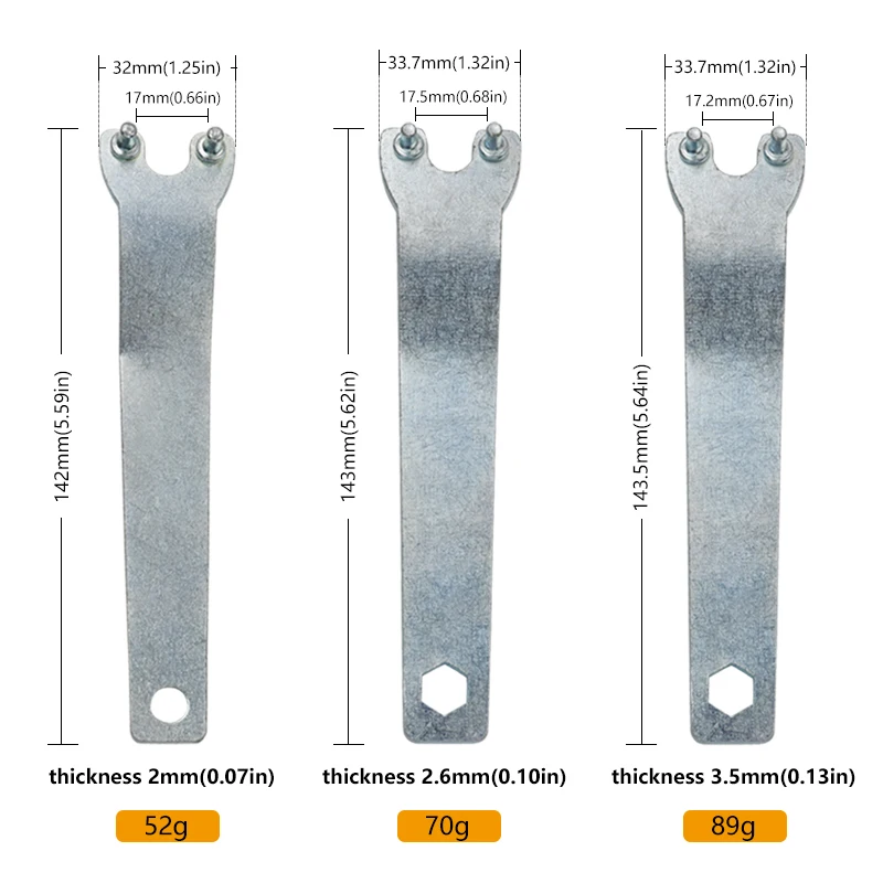 1pc Wrench for DW 100 Metal Angle Grinder Key Flanged Wrench Spanner