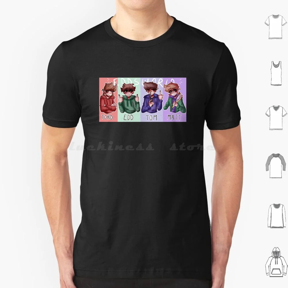 Eddsworld Tord Edd Tom Matt T Shirt 6xl Cotton Cool Tee Eddsworld Matt Tord Edd Tom Eddsworld Tom Eddsworld Matt Eddsworld Tord