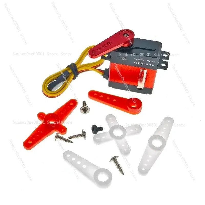 A12-610 Micro High-Torque Digital Servo 9KG Metal Gear HV for 30E Fixed Wing Aircraft