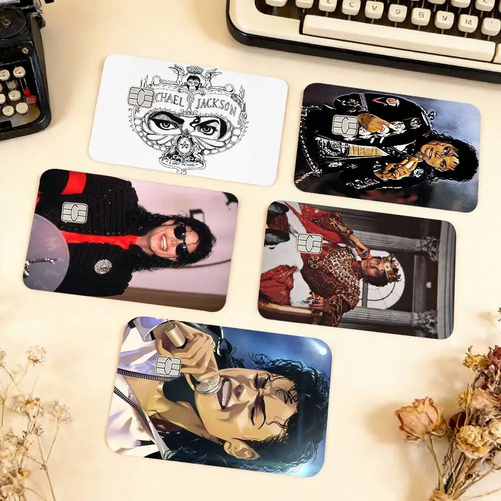 

Legend M-Michael J-Jacksons Waterproof Film Skin Cover Credit Card Stickers Debit Front Bank Bus Pass