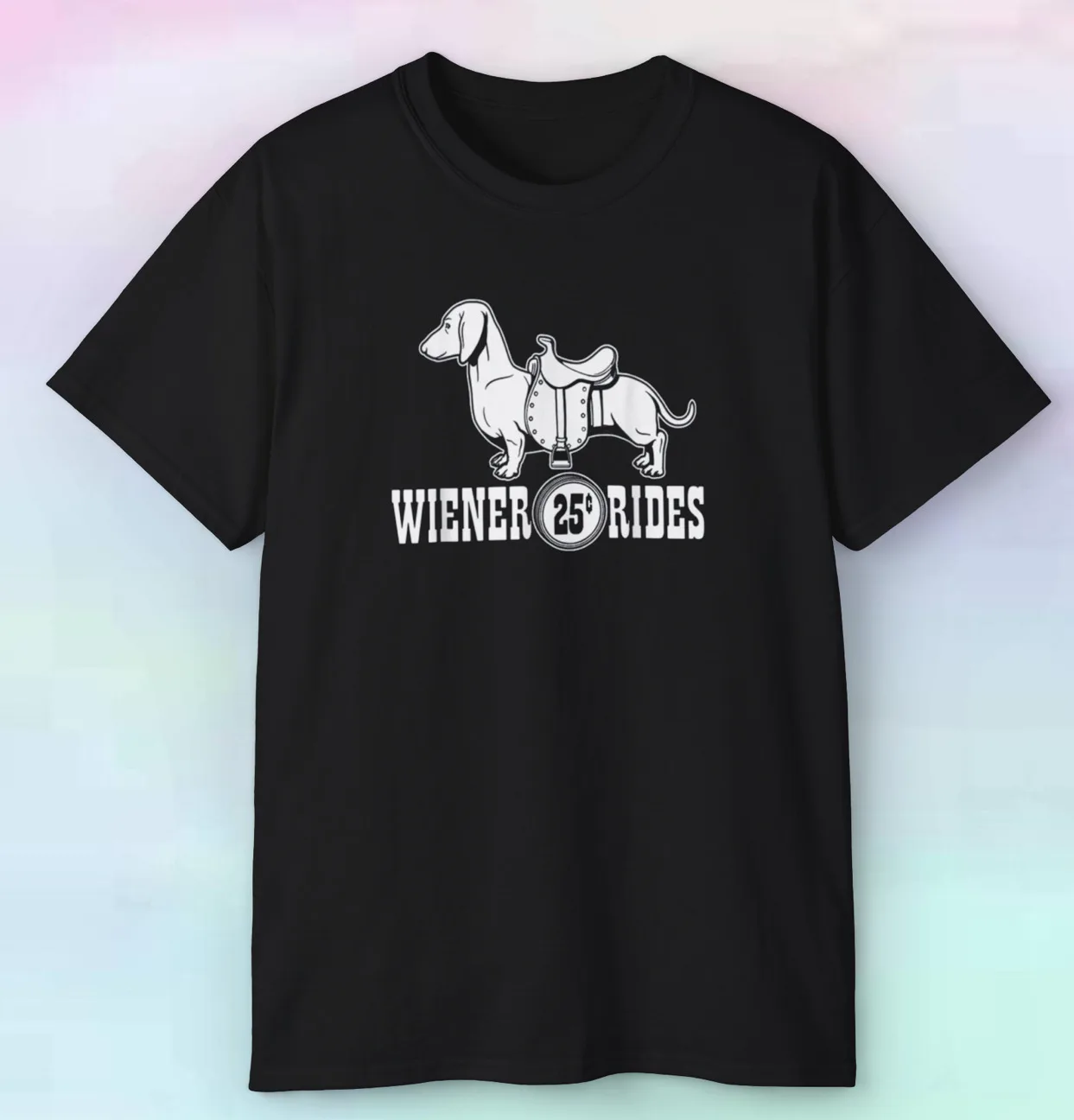 Men's Women's Dachshund Weiner Rides Shirt | Funny Dog Pets Animals | S-5XL