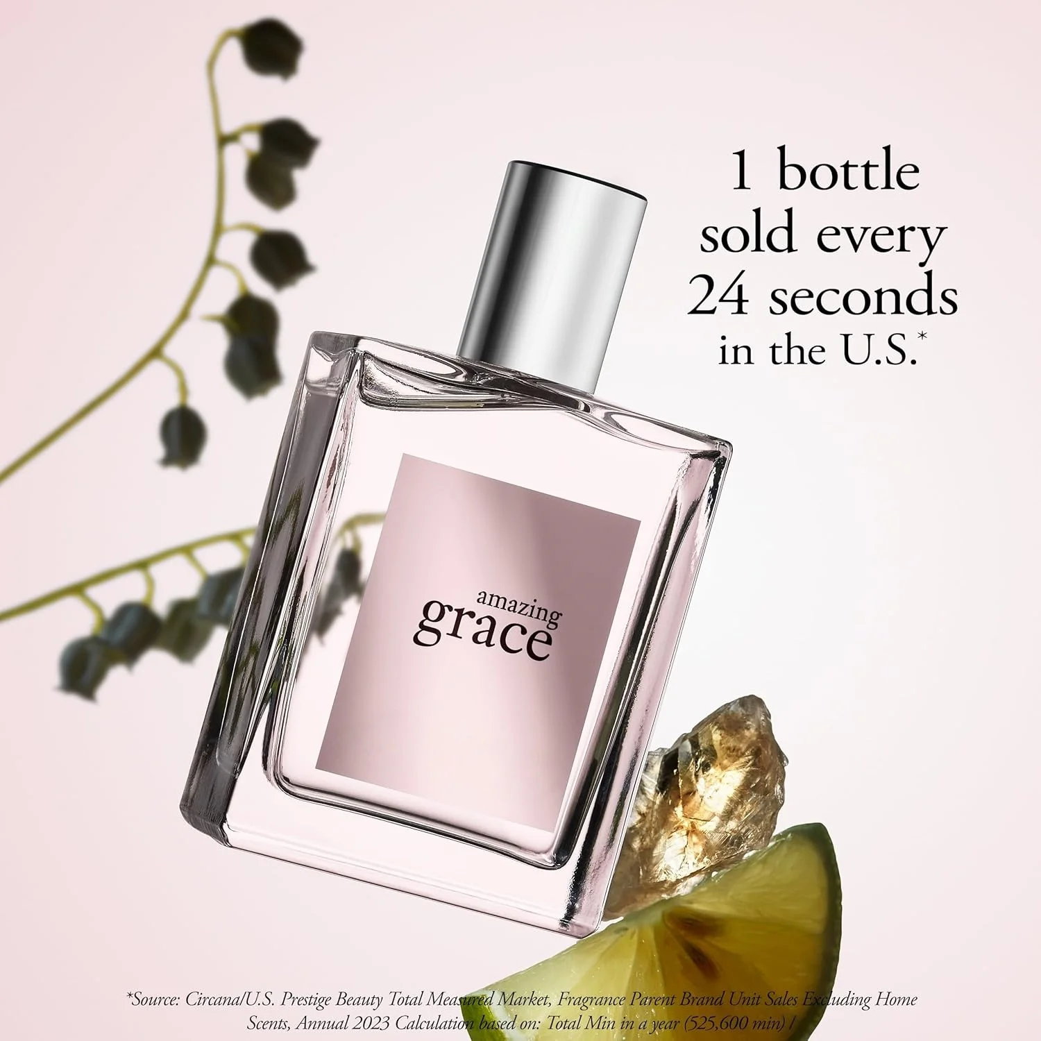 

Grace Bergamot Eau De Toilette Perfume for Women - Bright Citrus Bergamot, Lily of the Valley & Musk Scent, Long-Lasting 10-20%