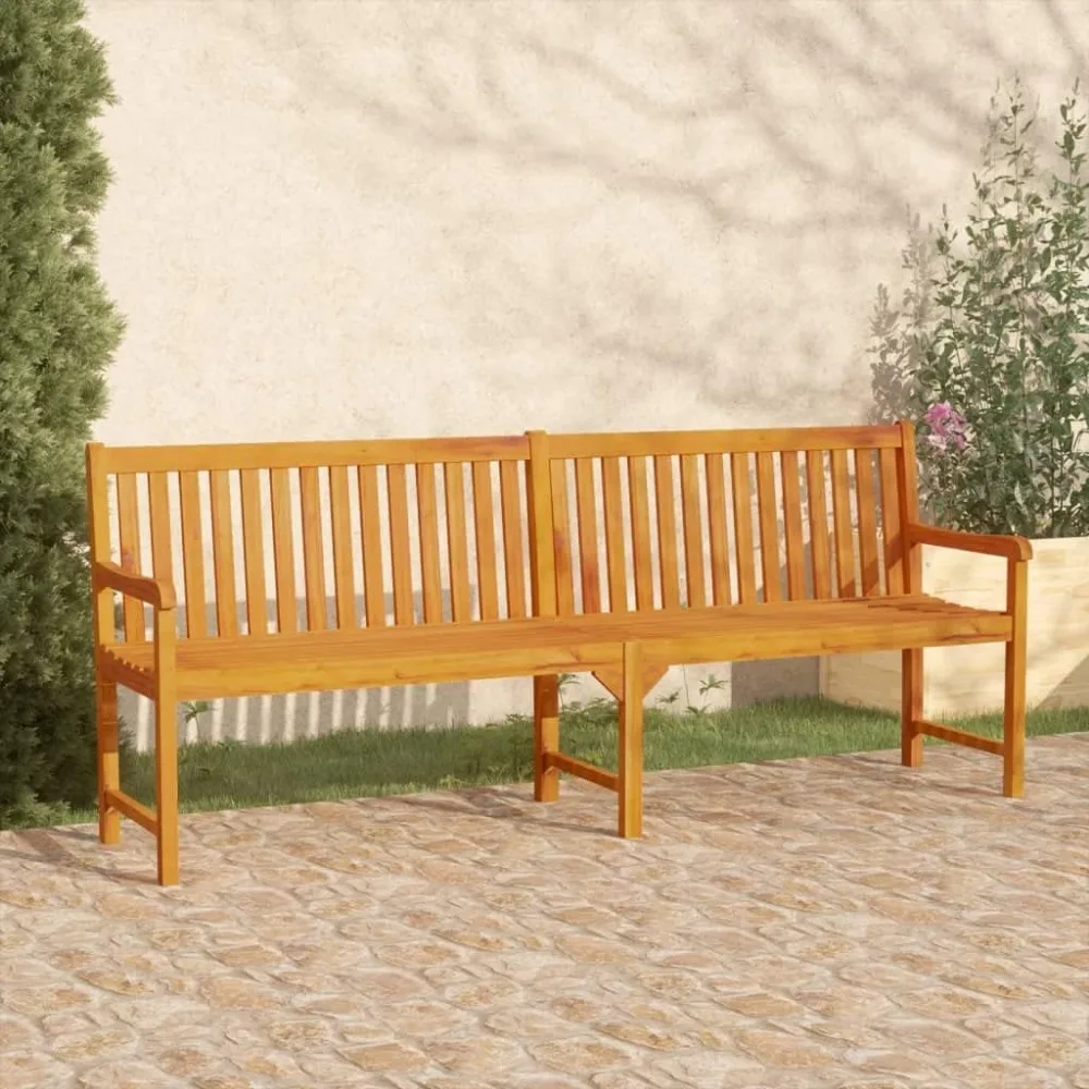 

Wooden Bench Benches for Outside Patio Bench 86.2" Solid Acacia Wood can be Placed at Various Occasions for Backyard, Garden, Po