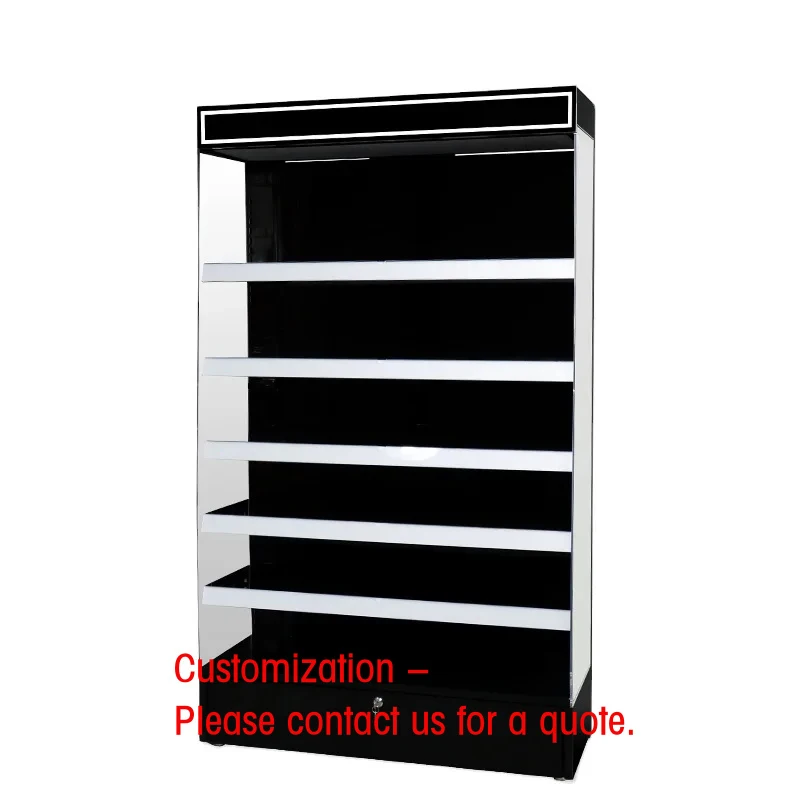 custom.Customized Wooden Display Gondola Stand Custom Steel Floating Grocery Wall Shelf Supermarket Shelf Display Rack