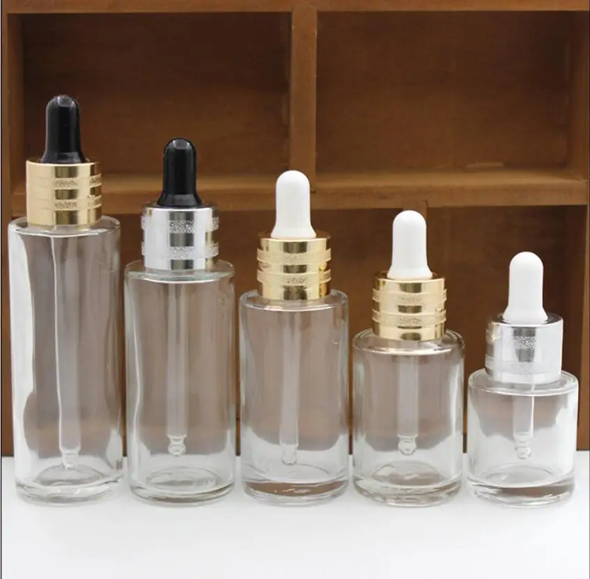 20ml30ml40ml50ml60ml glass dropper bottle lotion emulsion essential oil serum liquid toner toilet water skin cosmetic packing