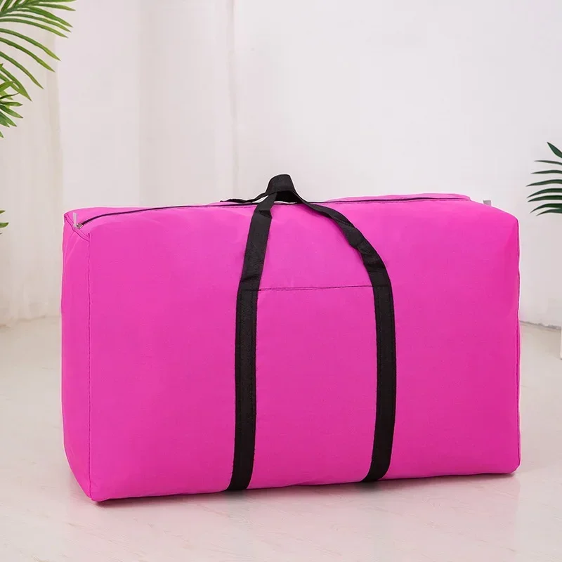 Oxford cloth Bag Large Capacity Storage Moving Bags Clothes Quilt Blanket Luggage Packing Package Zipper Tote Home Organizer