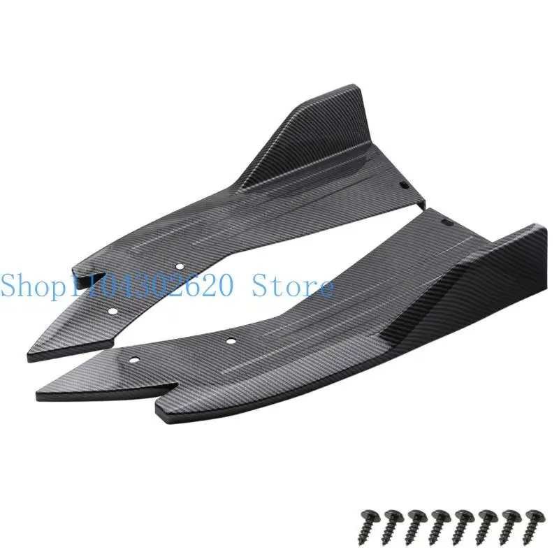 02DE Diffusor Seitenrock -Wickel -Splitter -Auto Heck Stoßfänger Spoiler Lippenflügel -Trimmschutz Anti -Crash