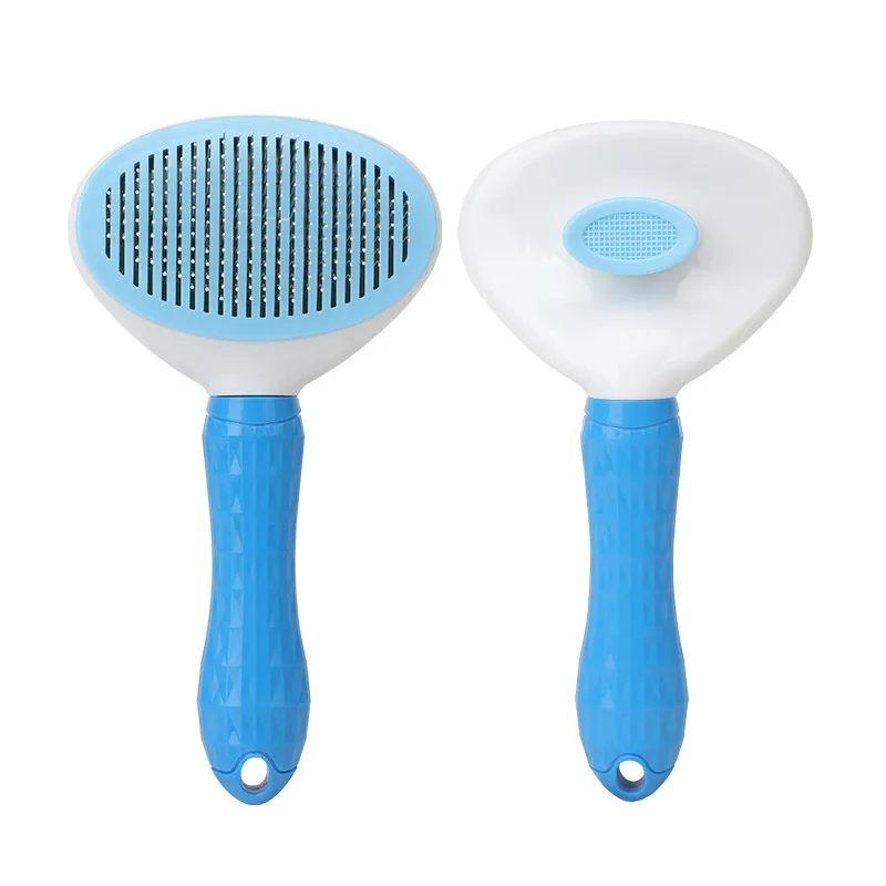 Cat Grooming Brush Self Cleaning Bunny Ear Pet Slicker Brush For Shedding Massage Hair Removal Indoor Cats Small Dogs Gentle Sof