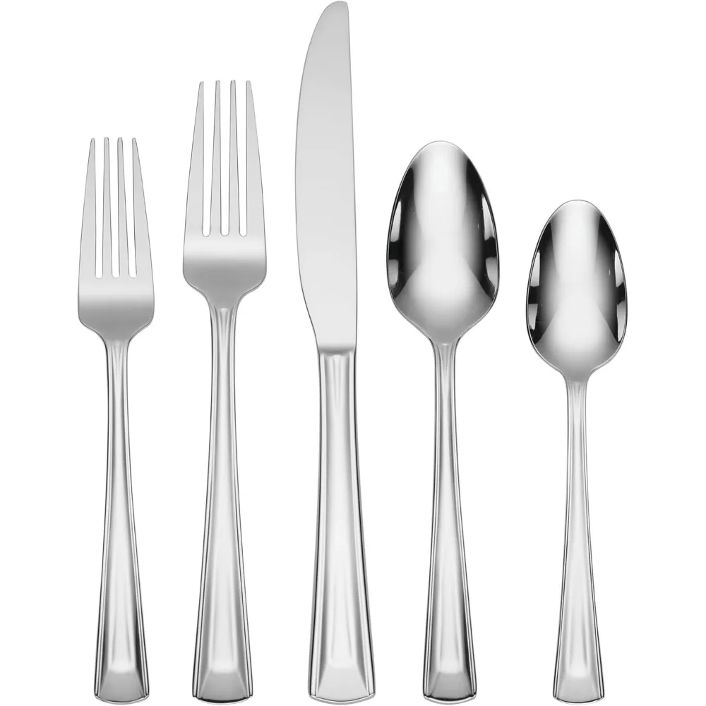 

Набор столовых приборов из нержавеющей стали, 42 предмета, для 8 предметов, для повседневного использования, класс 18/0