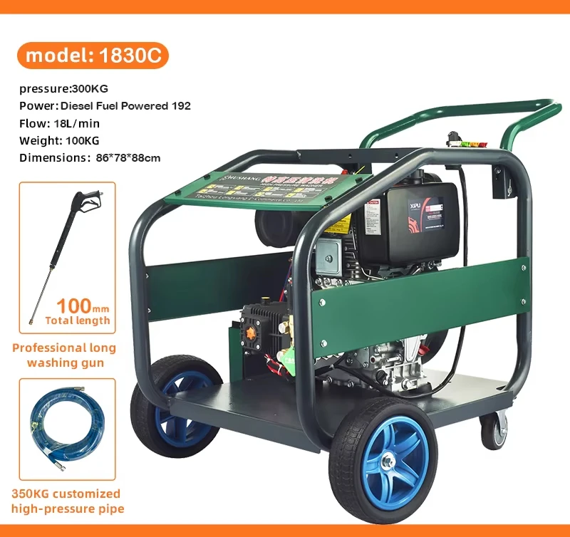 Stainless Steel Hose Reel Jet Drain Cleaner - 4-inch Pipe, 16HP, for Pipeline Cleaning, Remote Control