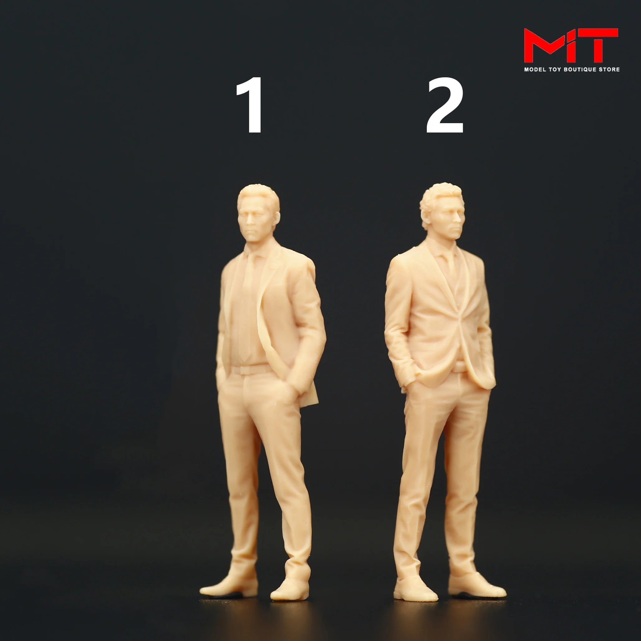 

3D Print Diorama 1/87 1/64 1/43 A305 Gangster Movie Role Male wearing suit Figures Miniatures Sand Table Scene Props Model Toy