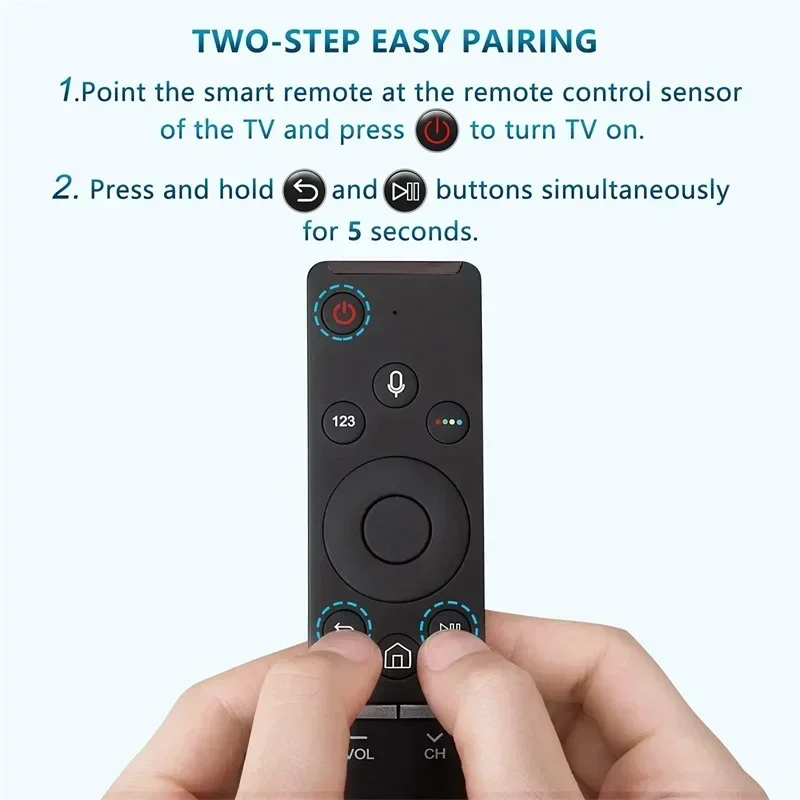 Universal Voice Remote Control for YP BN59-01298C  Samsung Smart TV LED QLED 4K 8K Crystal UHD HDR Curved Controler