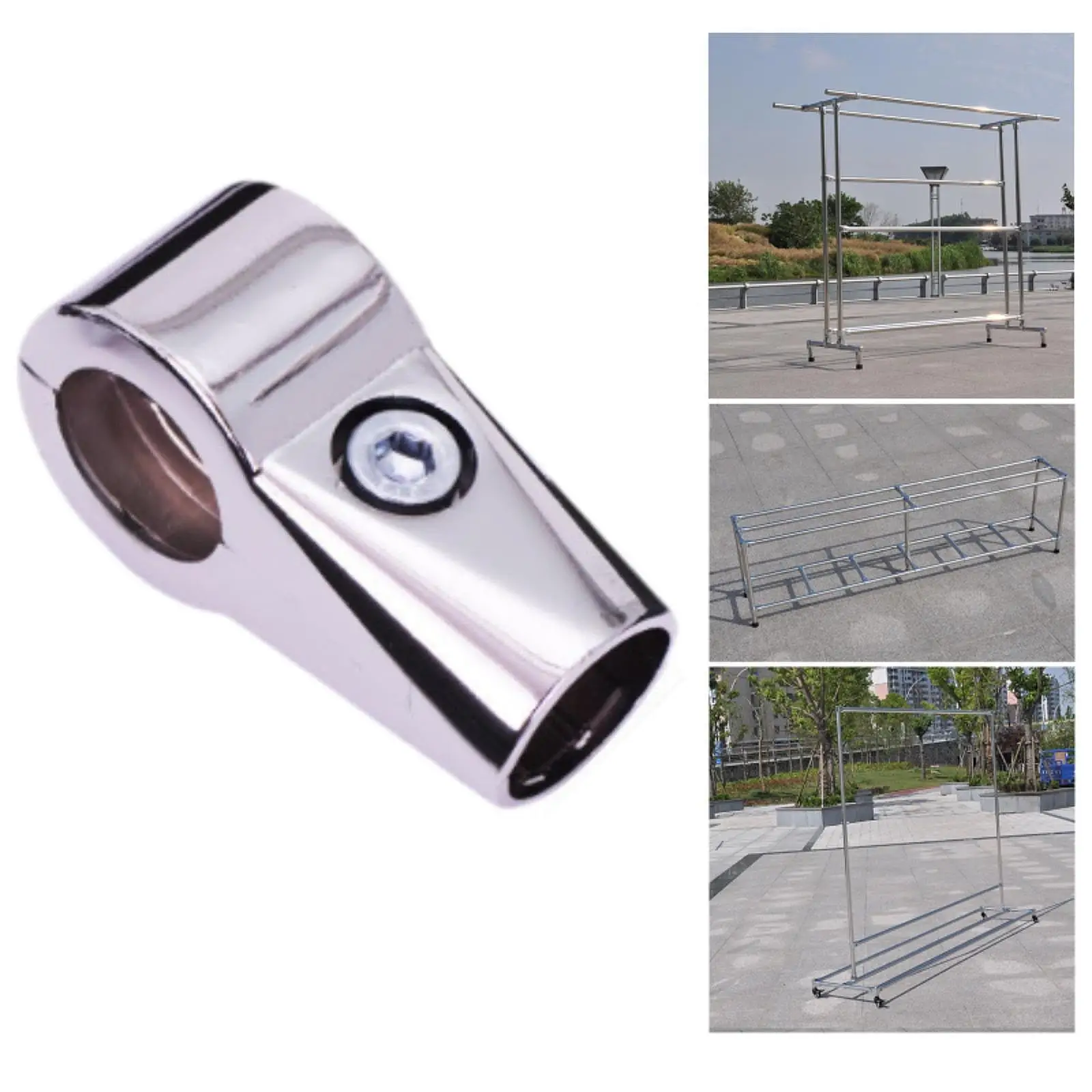 Rohrverbinder Innendurchmesser 1,26 Zoll T Rohrschellenverbinder für Zaun