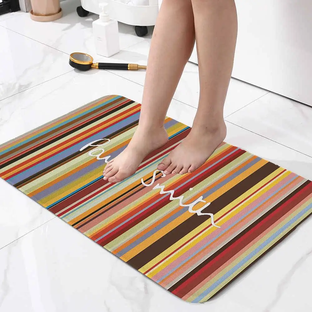 P-Paul-S-Smiths tapis salle de bain tapis antidérapant tapis de porte décoration de la maison tapis de porte d'entrée tapis de porte résistant aux rayures